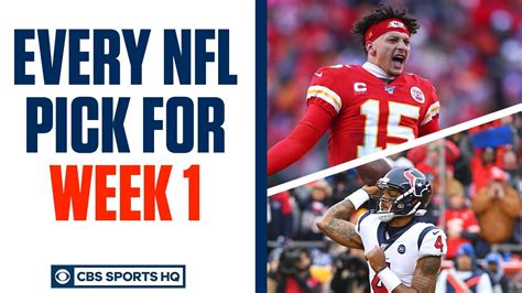 nfl standings week 1|pete prisco week 1 picks.